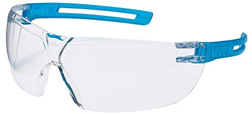 Lunettes de Protection uvex x-fit | Oculaire PC Incolore | Certifiées NF en 166 170 | Lentilles Antibuée | Résistantes aux Rayures - Produits Chimiques | Protection UV400 | Légeres | 23 Grammes