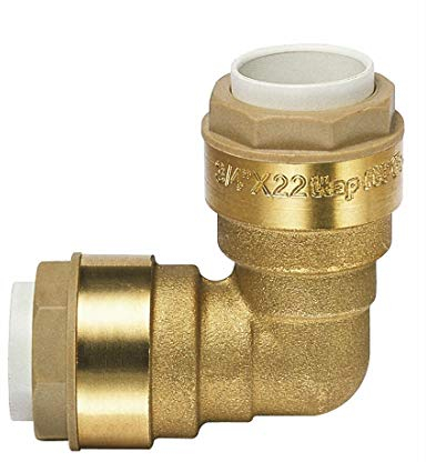 ITAP-FIT -IT650C000015- Messing-Steckverbinder Winkelkupplung für Cu-Rohr Ø 15 mm - DVGW