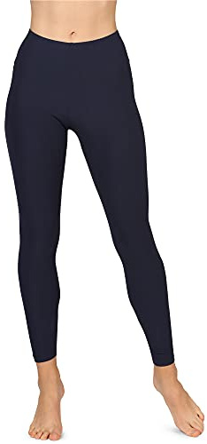 Merry Style Legging Long Femme MS10-348 (Bleu Marine, S)