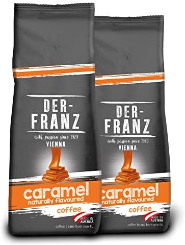 Der-Franz Coffee, flavoured with mit Caramel, ground, 2 x 500 g