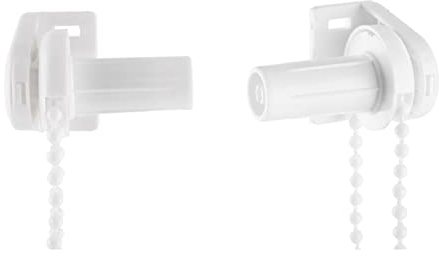 Rollo Halterung Fenster,17mm Klemmfix Roller Blind,Rollo Kettenzug Ersatz Seitenzugrollo Reparatur Fitting Kit mit Kette