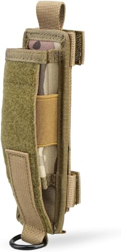 VIPERADE Taschenlampenhalter für den Dienstgürtel,Nylon Taschenlampen Tasche für horizontales und vertikales Tragen,universell passend für Taschenlampen in Standardgröße