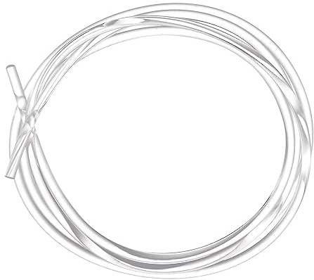 QUARKZMAN PU Übertragung Gürtel Polyurethan Rundriemen Antriebsriemen 3mm Durchmesser 3,3ft(1 Meter) Länge Glatte Oberfläche PU Urethan Gürtel für Antrieb Übertragung Transluzent