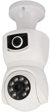 360 Degree Dual Lens 1080P Light Bulb Security Camera for 24 Hour Surveillance