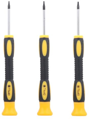Kleiner T3 T4 T5 Torx-Schraubendreher, magnetischer Präzisions-Schraubendreher für Laptop, Computer, Reparaturwerkzeug (3-in-1-Set)