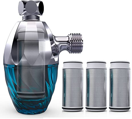 Sistema de filtrado de agua - Inhibidor de incrustaciones de agua en línea Filtro suavizante de agua Prefiltro Evita la acumulación de incrustaciones en calentadores de agua y calderas(1xHost and 4xFi