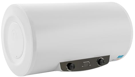 120 L（Tatsächliche Wasserkapazität:70L）2KW Horizontal Elektro Warmwasserspeicher Boiler Water Heater W/Handbrause,für Küchen, Toiletten, Friseursalons, Bäder, Wohnwagen, Bars