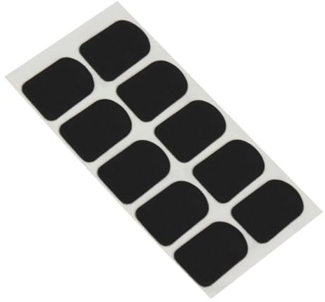 1 Blatt Saxophon-Zahnpolster saxophon zubehör Saxophon-Mundstücke Zubehör für Saxophone Saxophon-Patchpads kleine Altsaxophon-Pads Mundstücke für Altsaxophon Kieselgel Black TOYANDONA