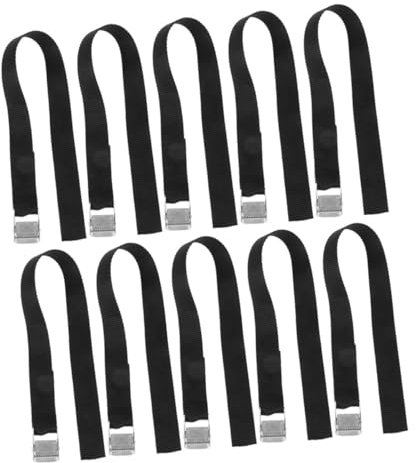 KITANDOVE 10pcs Lawn Aerator Shoes Straps for Soil Aeration and Easy to Install Aerator Shoe Straps for Garden Use Compatible Spike Sandals