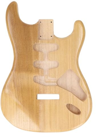 Unvollendeter E-Gitarren-Korpus, Walnussholz-Rohling-Gitarrenfass für Gitarren-DIY-Teile