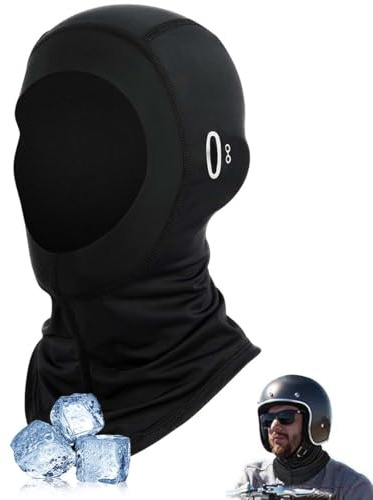 HABNI Cagoule Moto Ete Cagoule Été Pour Homme Et Femme Balaclava Masque Rafraîchissant Avec Trous Pour Lunettes Pour Cyclisme Moto