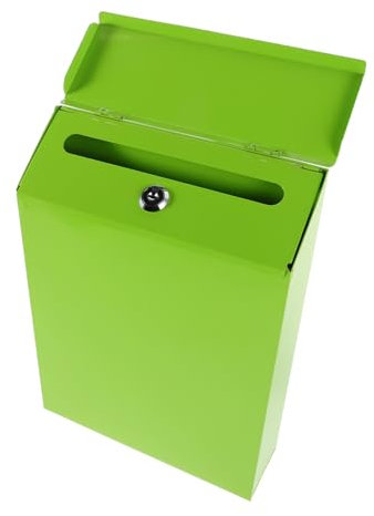 Gadpiparty Wall Suggestion Box Vintage Iron Lock Mailbox for Home Office Classroom Decorative Message Box for Letters Comments