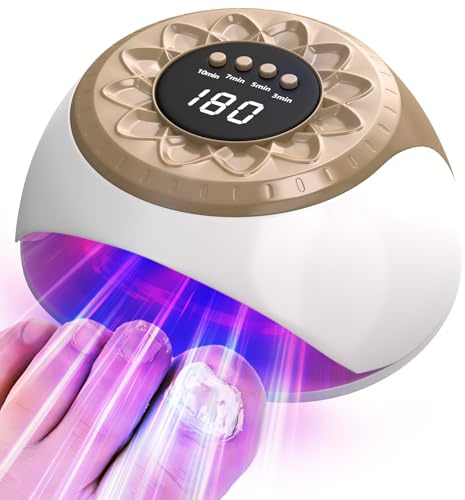 Nagelsvamplaser Extra stark - Svampdödande behandlingsapparat för flera tånaglar, Onykomykossvamplampa hemma, 42 st * 650 nm + 15 st * 470 nm, Intelligent sensor &