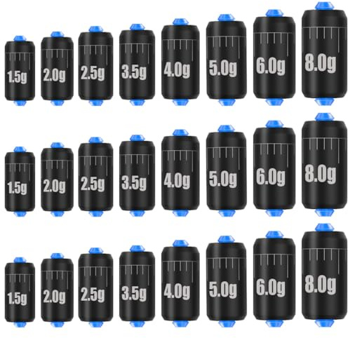 DIFLAX Plomos De Pesca Set 24 Unidades Plomo Pesca Plomos Surfcasting Accesorios Pesca Kit Pesca Mar Carpa Cheburashka Boilies Para Artículos de Pesca