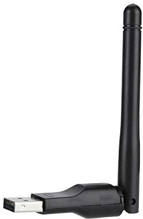 BAFOVY Adaptador WiFi USB, Mini Receptor Inalámbrico Portátil, Velocidades de 300Mbps con Fácil Configuración para Juegos y Streaming