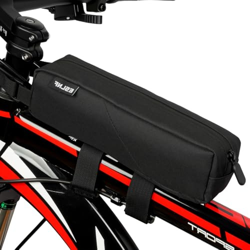 DiULi Borsa da Sella Bici, Borsa Sottosella MTB con Design Riflettente, Borsa Sella Bicicletta da Corsa, Borsa Bici Posteriore Leggera, 22.5 * 6 * 5.5cm, Accessori per Ciclismo