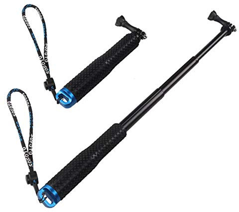ABCTen Bastone Selfie Monopiede Telescopico Allungabile Selfie Stick per Gopro Hero 8 7 Black 5 4 3+ 3 2 1 SJ4000 SJ5000 SJ6000 Fotocamere