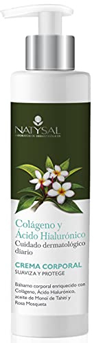 LOCIÓN CORPORAL DE COLÁGENO Y ÁCIDO HIALURÓNICO 300ml | Mejora la elasticidad y tersura de la piel. Multicolor | Natysal