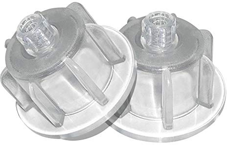 Karl Dahm Zughauben Set transparent für Fliesenstärke 3-12 mm, 150 Stück + Eimer – Geeignet für Levelmac Fliesen-Nivelliersystem I Fliesen-Legen mit professioneller Fliesen Verlegehilfe I 12542