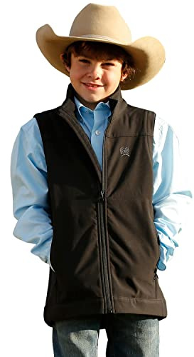 Cinch Boys' Solid Bonded Zip-Up Vest - MWV7520002 US