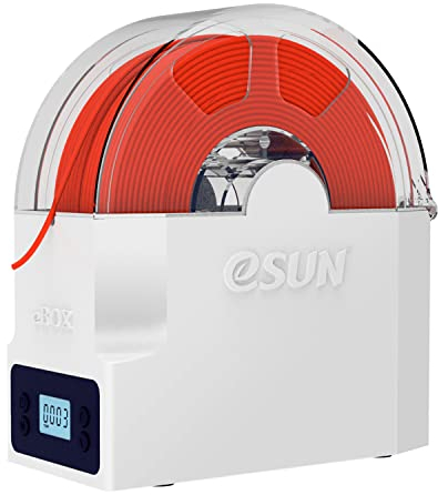 eSUN eBOX Lite Upgraded Dryer Box of 3D Printer Filament, Dehydrator of Filament Storage Box, Keep Filament Dry During 3D Printing, Spool Holder, Compatible with 1.75mm, 2.85mm, 3.00mm Filament