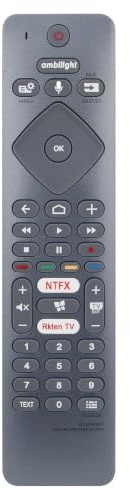 398GM10BEPHN0012PH Fernbedienung Fit for Philips 4K UHD LED Android TV | 43PUS7354/12 50PUS7354/12 55PUS7354/12 65PUS7354/12 43PUS7304/12 50PUS7304/12 55PUS7304/12 58PUS7304/12