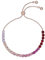 Ted Baker Melrah Icon Crystal Adjustable Tennis Bracelet For Women (Rose Gold Tone/Pink Ombre Crystal)