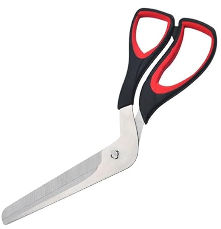 Tijeras profesionales de pizza desmontables con hoja de acero inoxidable para cortar pizza, tijeras de corte fácil, espátula de pizza (B)