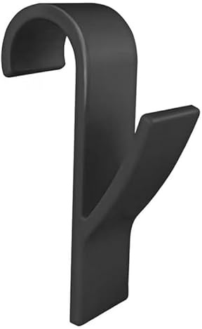 Annyswit 10 Pezzi Ganci per Termoarredo Bagni Ganci Asciugamani Termoarredo Accappatoio Appendini Asciugamani Bagni Nero Plastica Salvaspazio Radiatore Standard Gancio Scaldasalviette
