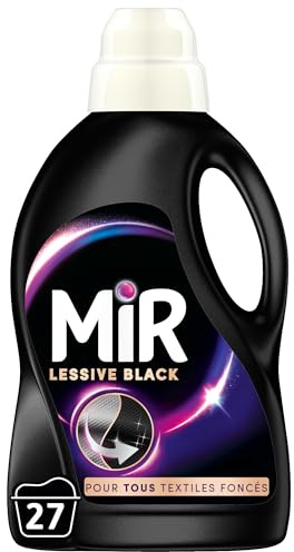 Mir Lessive Liquide Black Main & Machine Formule Unique 3en1, 1.35L