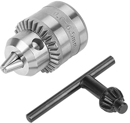 Pongnas Portabrocas Tipo Mini Llave de 0,6, 6,5 Mm con Llave de Portabrocas para Taladro Eléctrico, Fundido con Metal de, Rendimiento Estable (Pongnasirgu8241p3-02)