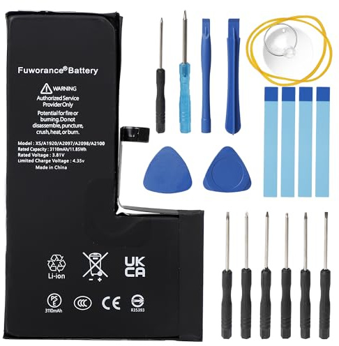 3110mAh 3.81V 11.85Wh 616-00512 Batterie pour iPhone XS A2097 A2098