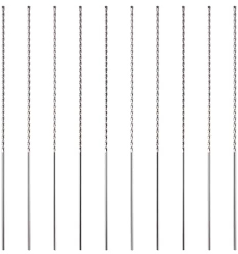 Rennie Tool - 10pcs 8mm x 600mm Long TCT Masonry Drill Bit Set | For Concrete Brick Porcelain Ceramic Tile Plastic Wood Etc. Tungsten Carbide Tipped For Standard Rotary Drills (NOT SDS)