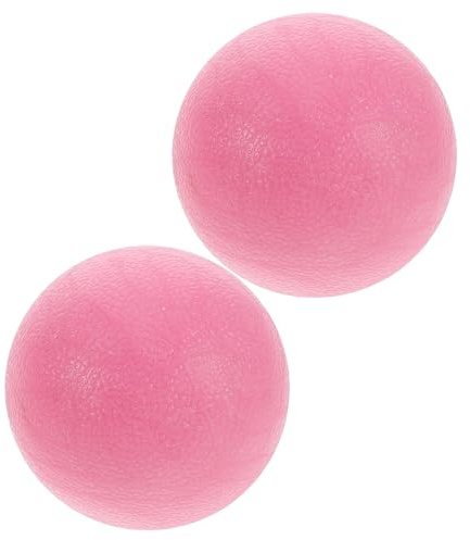Mikinona 2 Stück Weiche Tpe Faszienmassagebälle Triggerpunkt Therapie Kugeln für Rücken Beine Füße Effektiver Muskelentspannungsroller mit Präziser Akupressur und Vielseitiger Anwendung