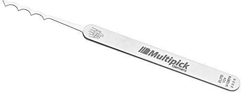 Multipick ELITE Profi Lockpicking Dietrich Bogota Quad (V24) 0,4 mm Slim - Made in Germany - Lockpicking Set - Dietrich Set für den professionellen Gebrauch für Schlüsseldienst und Behörden
