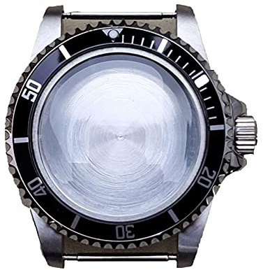 SHEAWA 39,5 mm Edelstahl-Uhrengehäuse, Ersatz für NH35 NH36 Uhrwerk, Reparaturteil, Zubehör