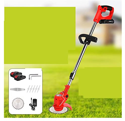 Tondeuse à gazon électrique petite maison multifonctionnelle désherbeurs Rechargeable Portable jardin pelouse Machine Lithium-ion tondeuse à gazon ( Color : Small , Size : 24V battery one 5 section )