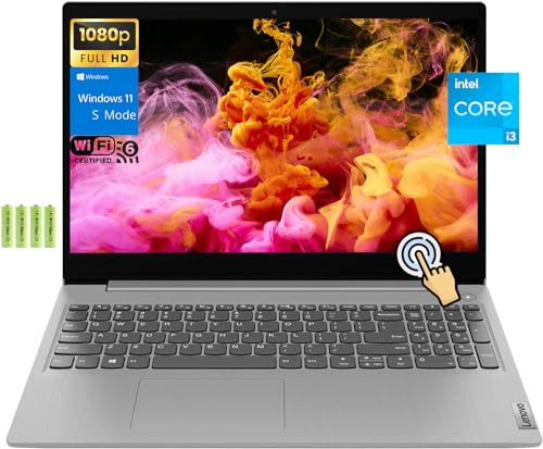 Lenovo Ideapad 3i 15 Ordinateur portable à écran tactile FHD 15,6, 11e cœur i3-1115G4, carte graphique Intel UHD, 16 Go de RAM, SSD PCIe 1 To, pavé, caméra de confidentialité, Wi-Fi 6, BT, HDMI