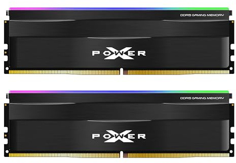 Silicon Power Value SP032GXLWU64AFDF RGB DDR5 32 GB (2 x 16 GB) 6400 MHz (PC5-51200) 288 pines CL32 1.4V UDIMM Memoria RAM para computadora de escritorio
