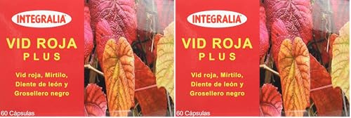 Integralia Vid Roja Plus, 60 Cápsulas (Paquete de 2)