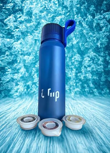 Air Startkit Blaue Wasserflasche + 3 Geschmacksoden – Hydratation mit aromatisiertem Wasser | Black Friday Pre-Deal - Twist in Royal Blue