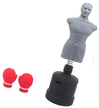 ZYMIADOU 1:12 Scale Boxhandschuh Sandsack Modell Authentic Tiny Sports Equipment Boxing Equipment Props Human Shaped Sandbag