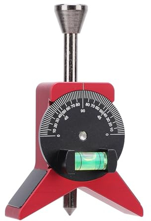 Luocute Trova Centro Tubi, Strumento Magnetico per Marcatura Tubi a Forma di Y con Goniometro a Livello di Bolla a Scala Regolabile, per Saldatori Tubisti