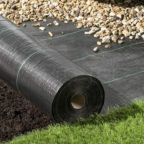 Pro-Tec 4m x 10m Heavy Duty 100g Weed Control Membrane Ground Cover Landscape Fabric