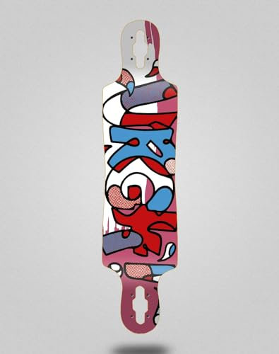 Urgh Skateboard Longboard Deck 40 x 9 Modern Pink