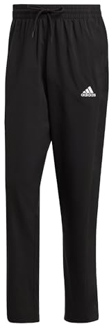 adidas Herren Aeroready Essentials Stanford Open Hem Embroidered Small Logo Pants, Black, XXL Short