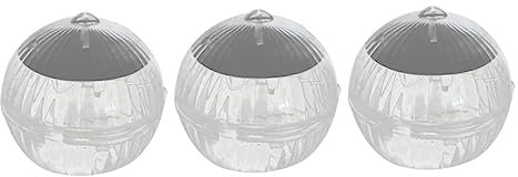 FONDOTIN 12pcs Solar Garden Pond Lights Waterproof Floating Decorative Balls Colorful Changing Lights for Outdoor Pool Wedding