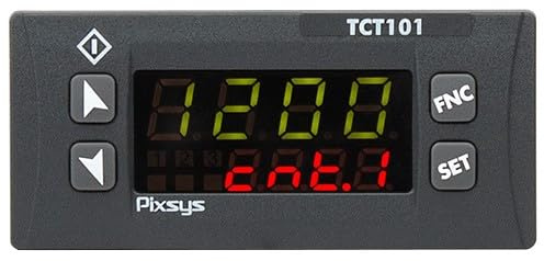TCT101-1ABC - Minuteur - Compteur - Compteur - Compteur de vitesse 32 x 74 mm