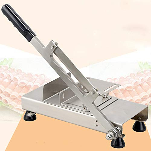 Para uso doméstico o comercial, cuchillo de carnicero multifunción manual congelado, tabla de extensión de 10 cm, máquina comercial para carne de olla caliente para el hogar, corte de jamón, carne de