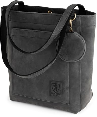 Berliner Bags Shopper Seville, Groß Henkeltasche aus Leder | Große Handtasche & Henkeltasche für Damen, geräumige Shopper-Tasche aus Echtleder mit Lederfutter & verstärkten Trageriemen